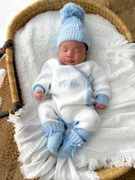 Baby Boy Full Length Kimono Bundle - Blue Accessories