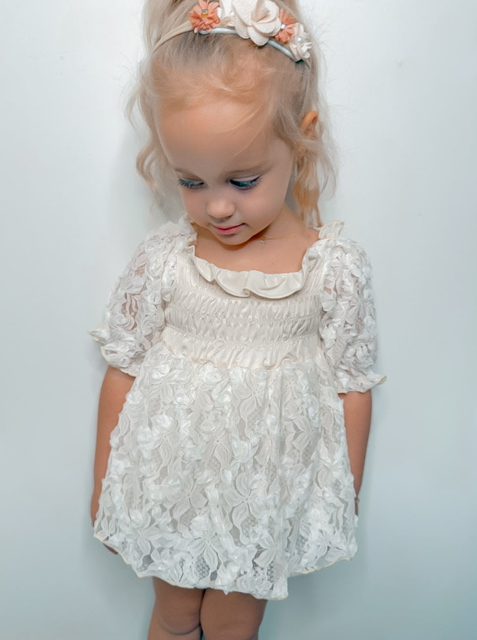 Little Daydreamer Lace Romper