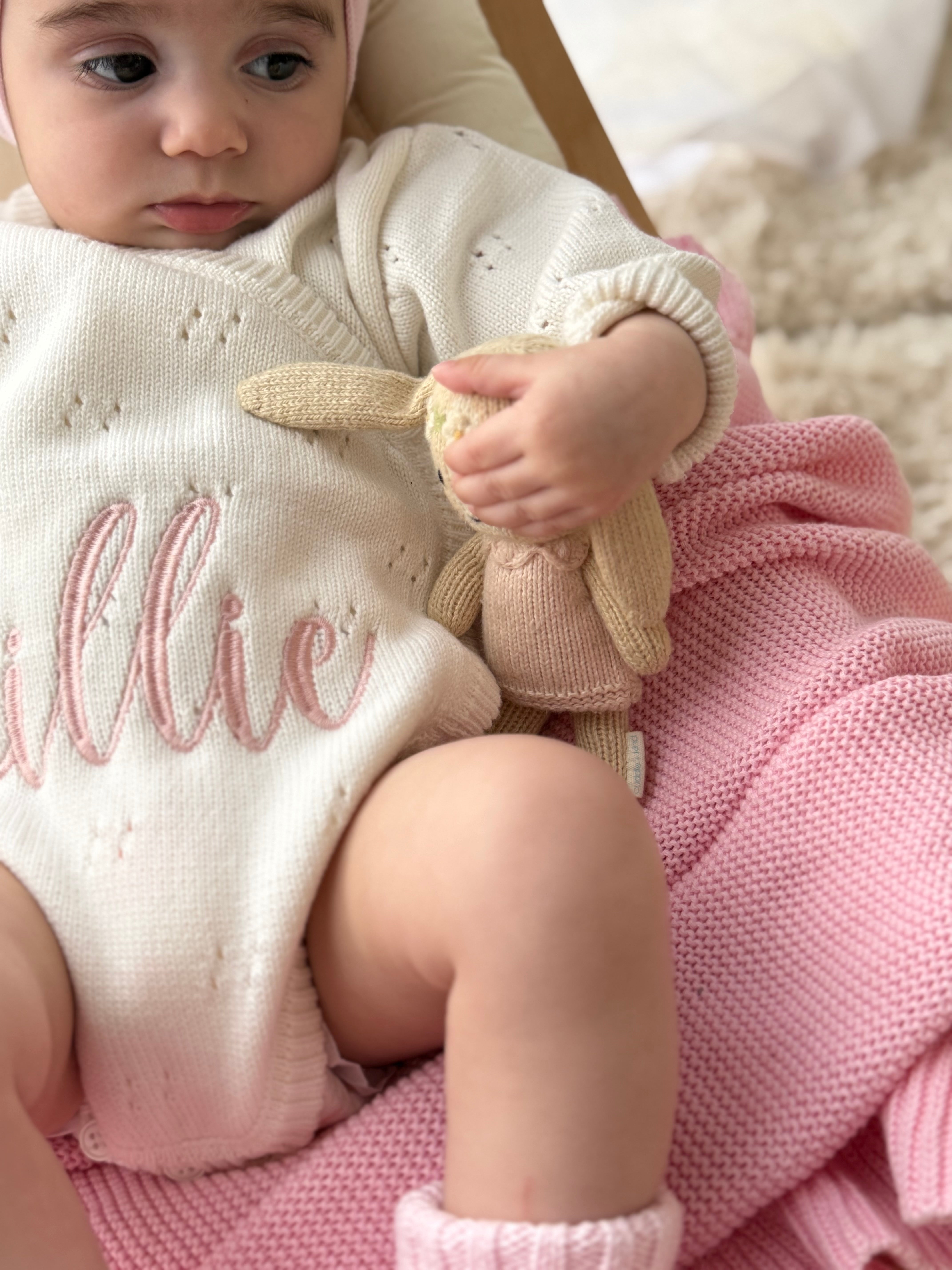 White Kimono Baby Romper