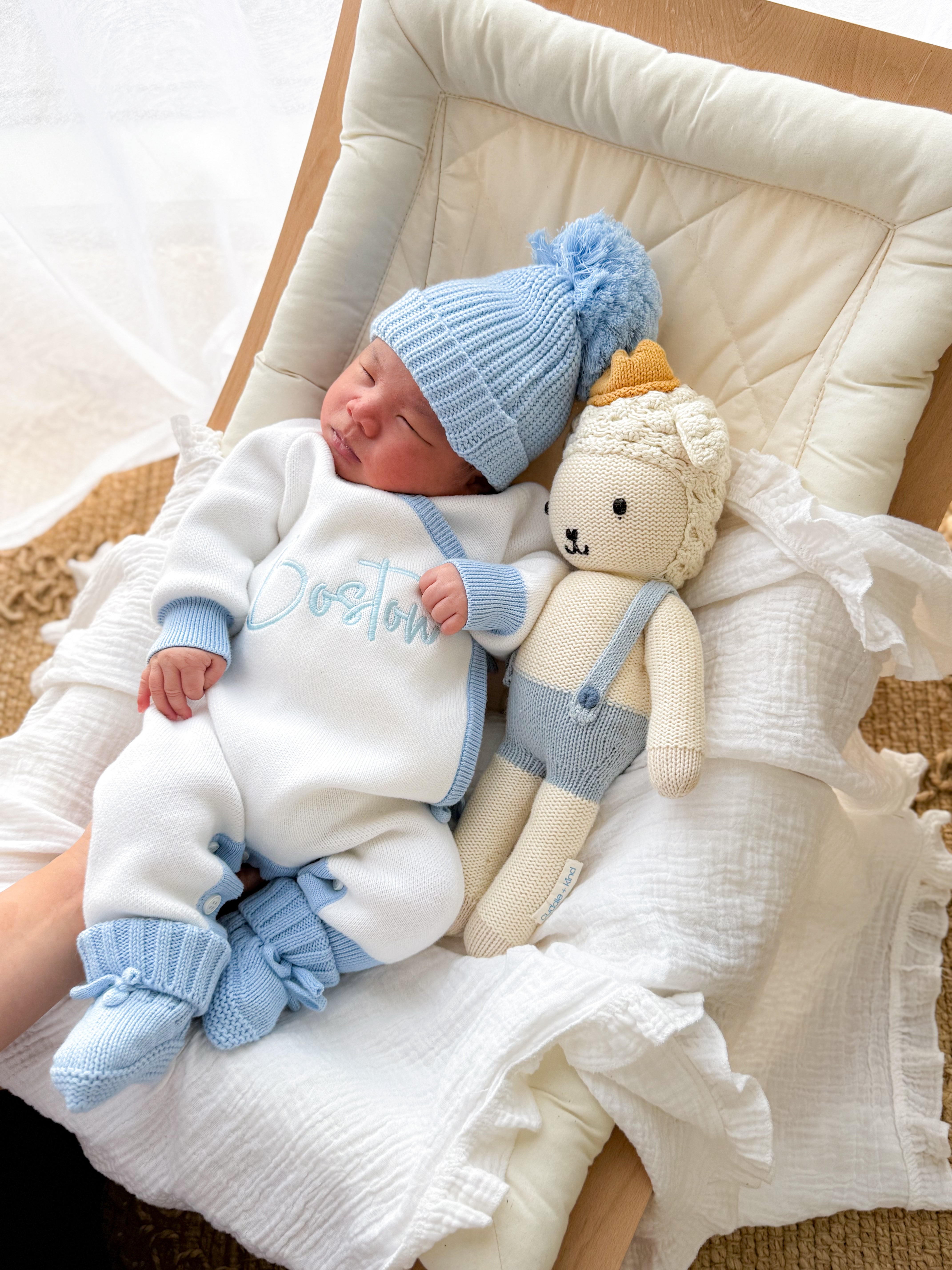 Baby Boy Full Length Kimono Bundle - Blue Accessories