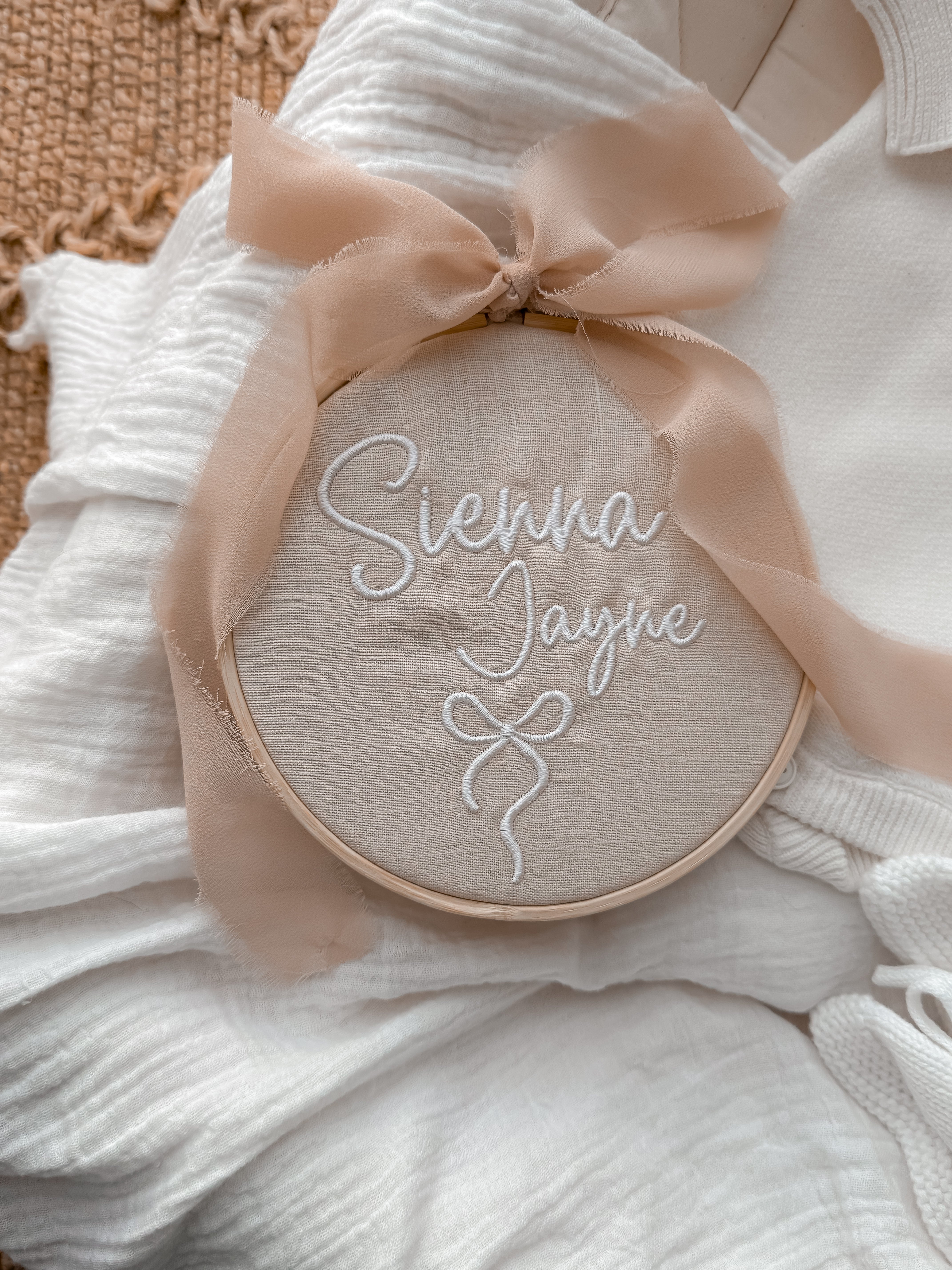 Embroidered Name Plaque