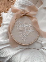 Embroidered Name Plaque