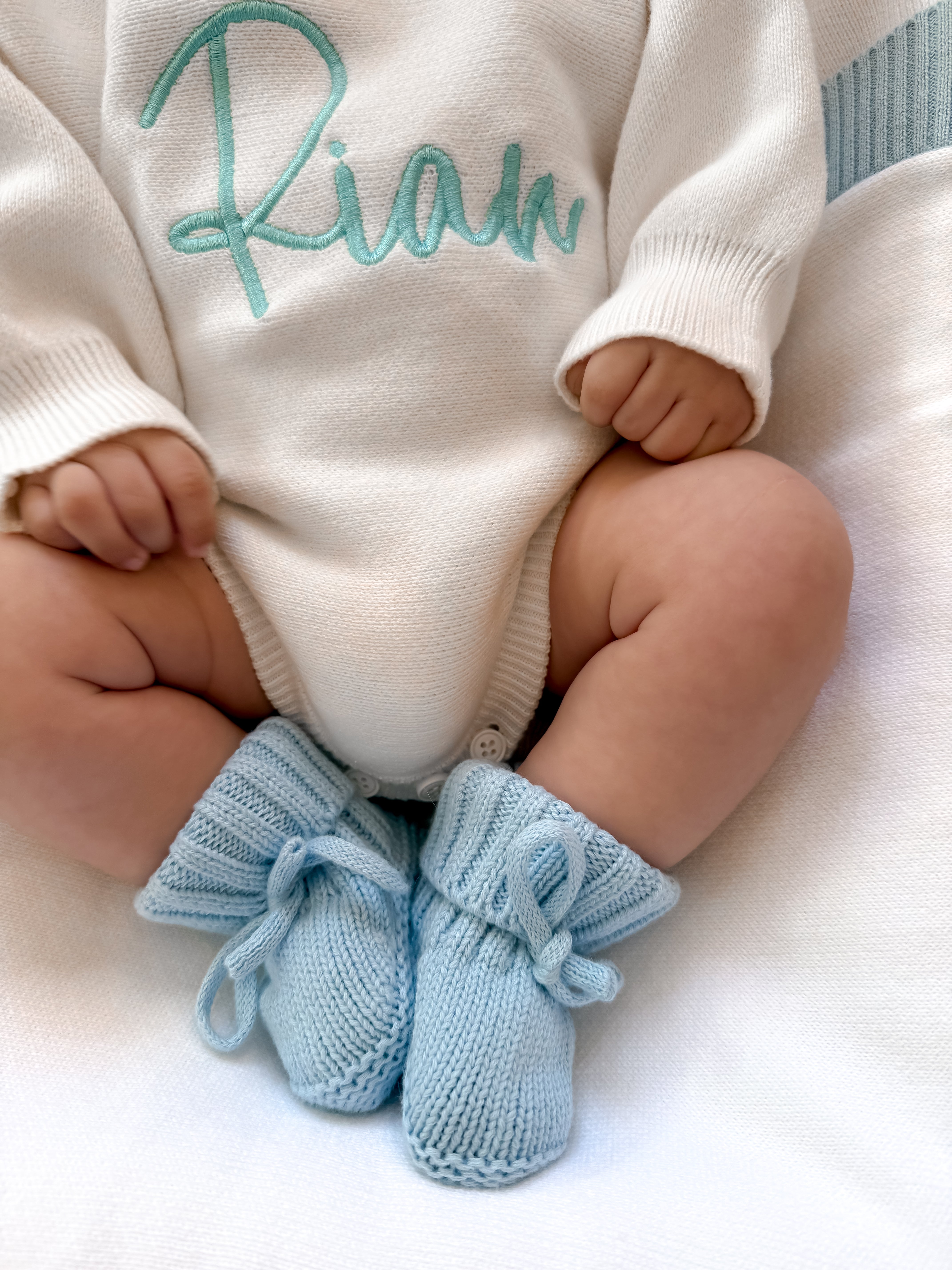 Blue Baby Booties