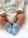 Blue Baby Booties