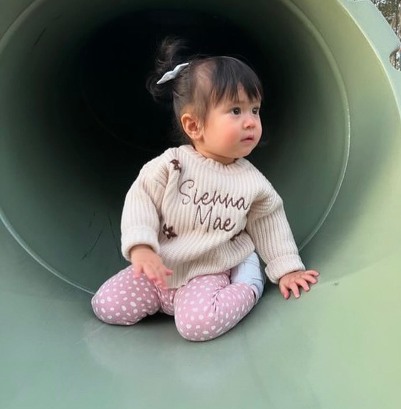 Beige Personalised Jumper