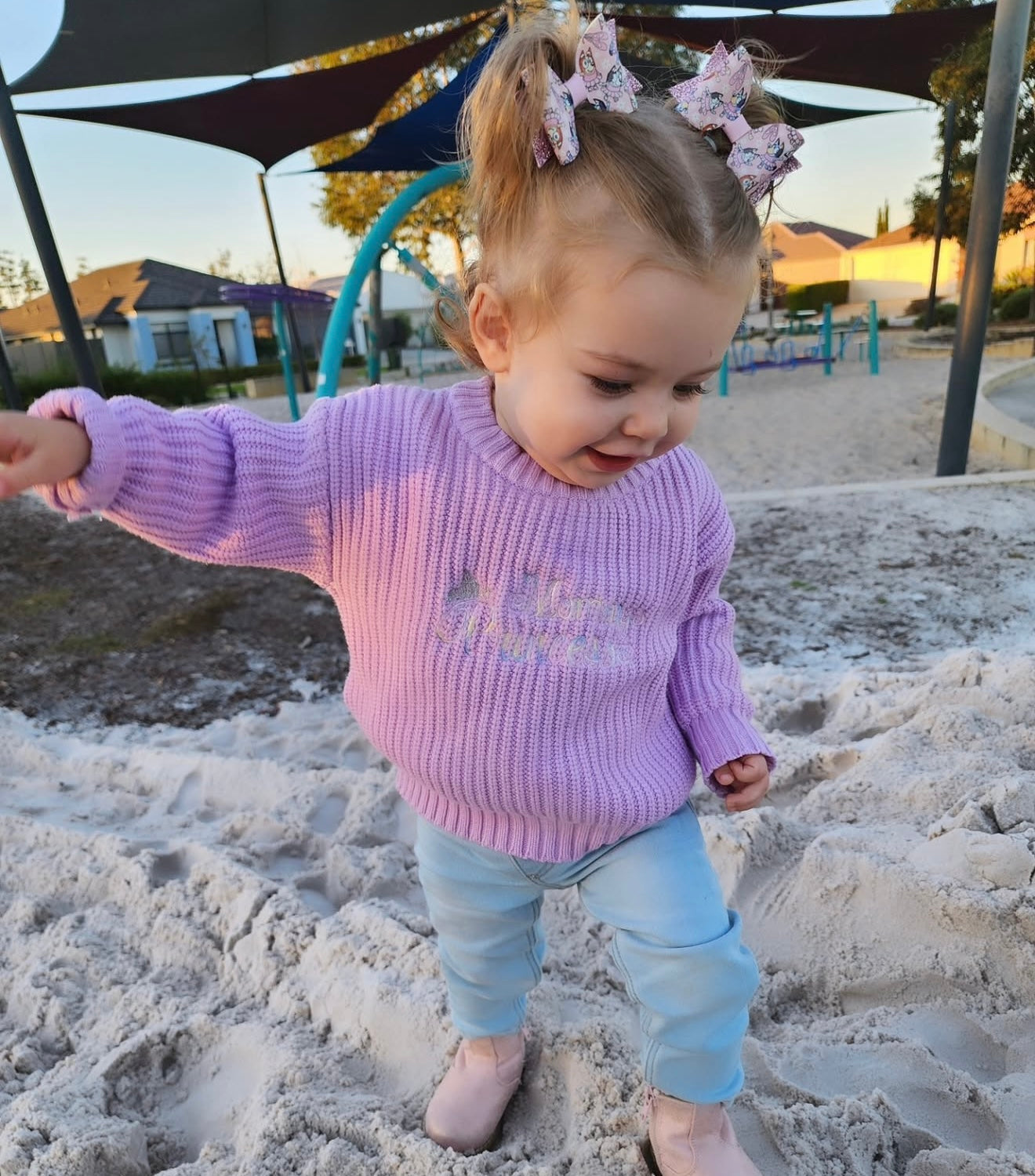 Purple Personalised Jumper