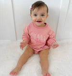 Pink Personalised Oversized Romper