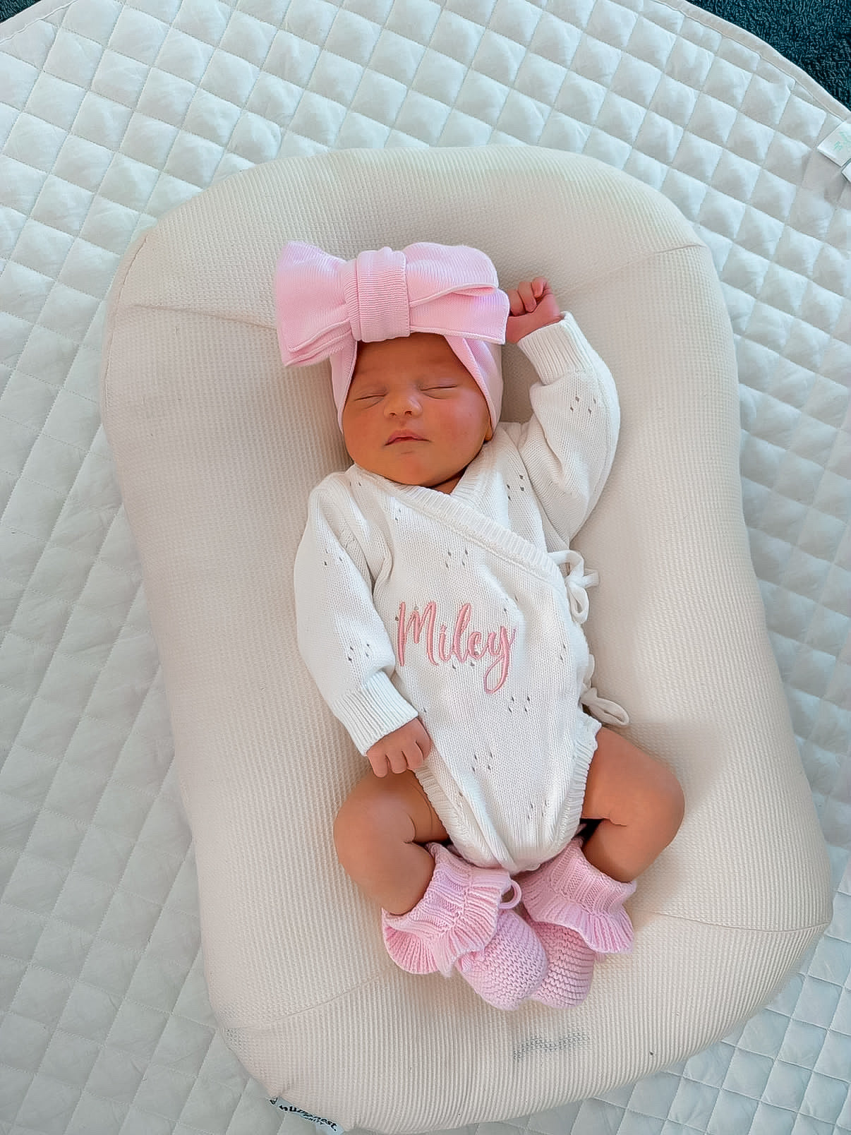 White Kimono Baby Romper